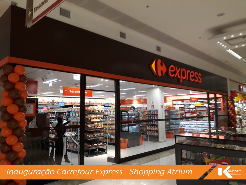 Kemp inaugura Carrefour Express no Shopping Atrium, em Santo André